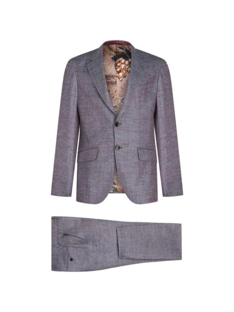 tailored single-breasted suit