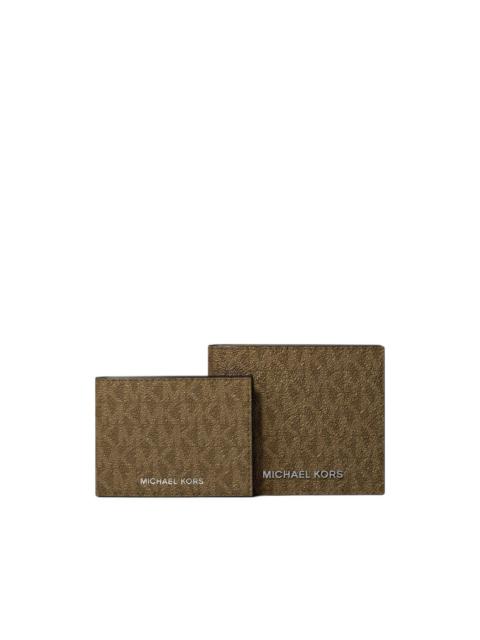 MICHAEL KORS logo-print bifold wallet