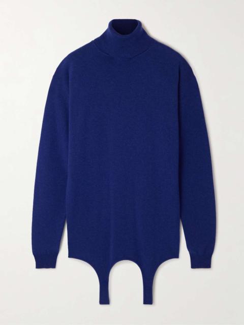 【送料&関税込】Saint Laurent Electric Blue Cashmere Sweater SAINT LAURENT Electric Blue Cashmere Sweater | italist