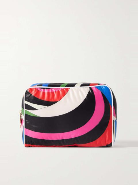 PUCCI Large printed shell pouch