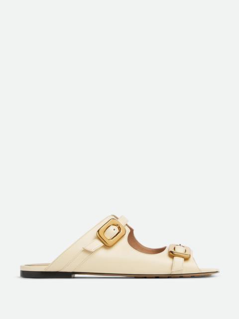 Bottega Veneta Stretch Buckle Mule Sandal Flat