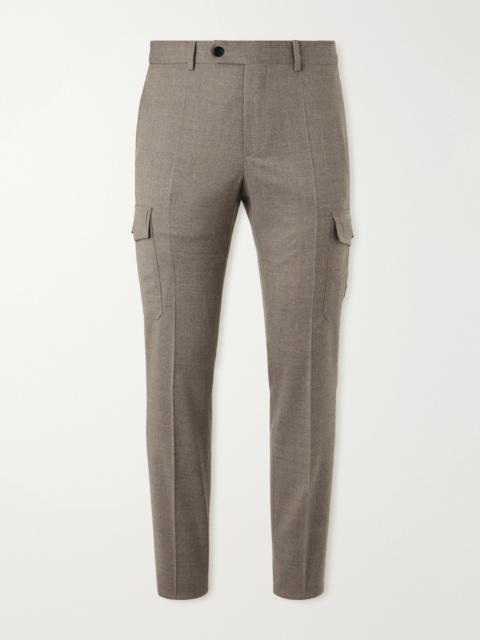 SLOWEAR Tapered Wool-Blend Flannel Trousers