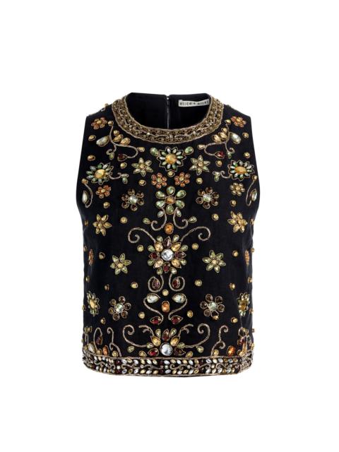 Alice + Olivia AMAL EMBELLISHED TANK