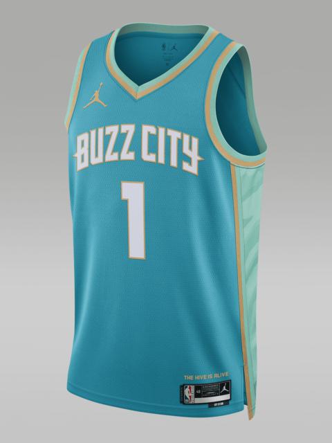 Jordan Men's Lamelo Ball Charlotte Hornets City Edition 2023/24 Jordan Dri-FIT NBA Swingman Jersey