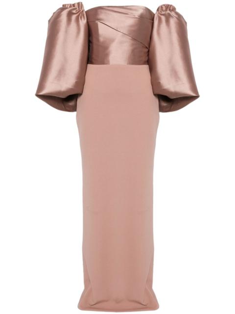 SOLACE LONDON Floris maxi dress