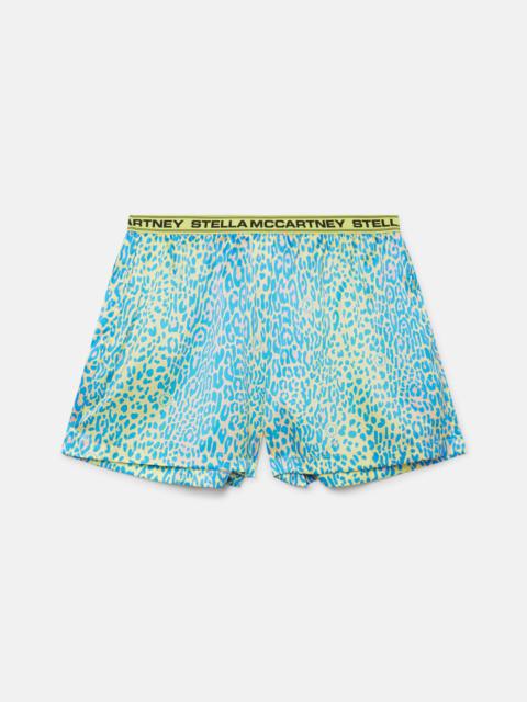 Stella McCartney Leopard Print Shorts