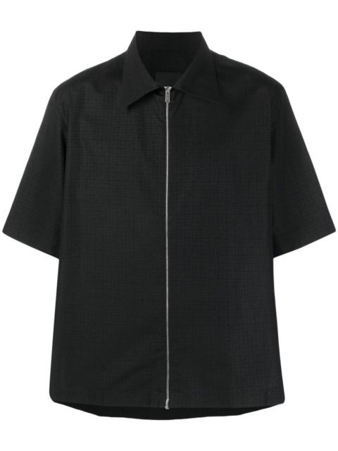 Givenchy zip-up cotton shirt