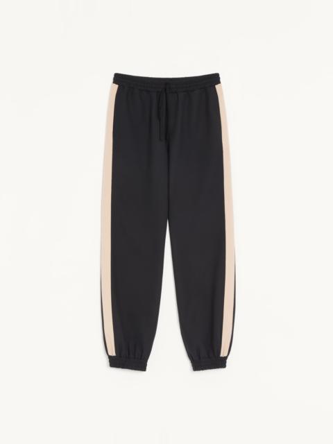 Valentino VALENTINO NYLON TROUSERS WITH VGOLD