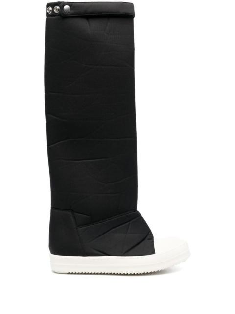 Rick Owens DRKSHDW RICK OWENS DRKSHDW Elefa Knee-high Sneaker Boot BlacK