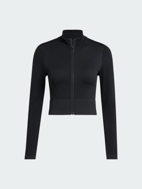 adidas Workout Essentials Full-Zip Knit Jacket