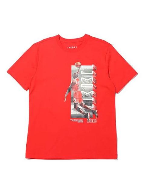 Jordan Air Jordan Flying Basketball Sports Short Sleeve T-Shirt Men's Red CW0860-657