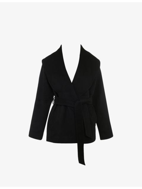 House of CB James Tie-Waist Wool-Blend Jacket