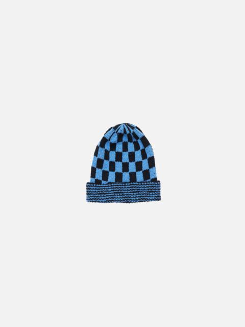 The Elder Statesman BOLT CHECK BEANIE