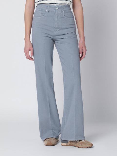 A.P.C. Blue-grey cotton trousers