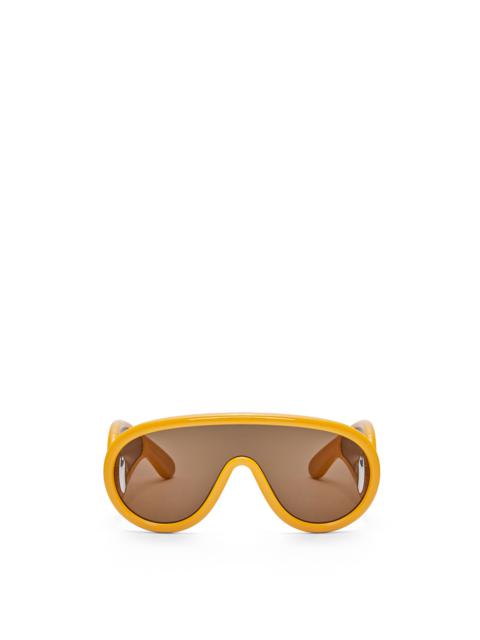 Wave mask sunglasses