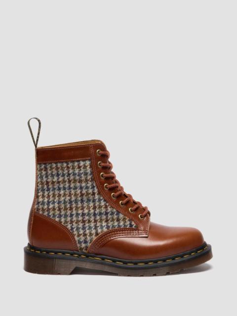 Dr. Martens 1460 Pascal Made In England Harris Tweed and Leather Boots