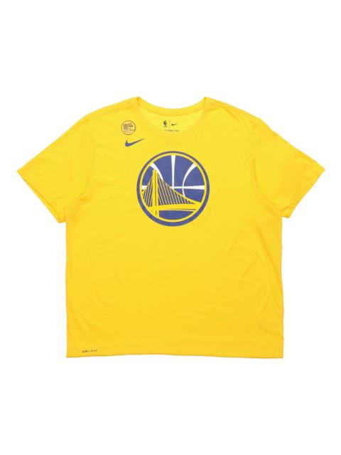 Nike Nike Golden State Warriors AS GSW M NK DRY TEE ES LOGO Couple Style Yellow 870507-728