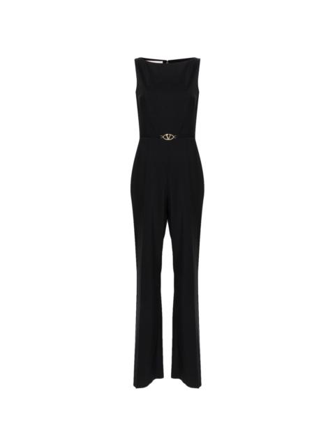 Valentino VLogo virgin wool-mohair blend jumpsuit