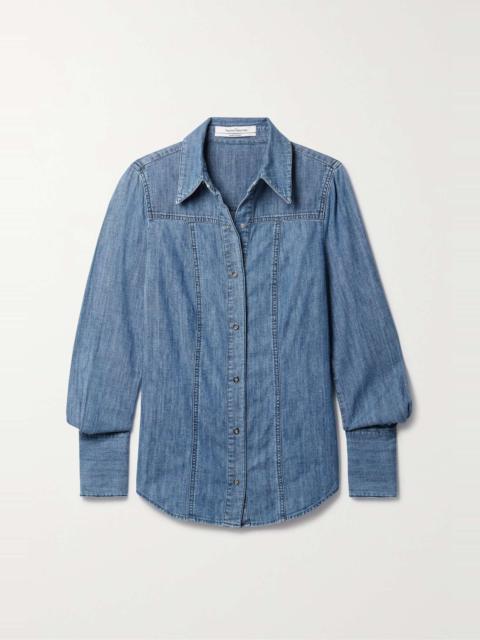 Another Tomorrow + NET SUSTAIN organic cotton-chambray shirt