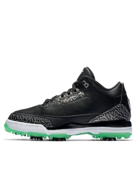 Jordan Air Jordan 3 Retro Golf 'Black Green Glow' AJ3783-001