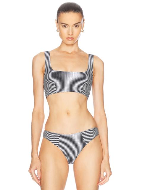 SIMKHAI Huxley Seamed Bikini Top