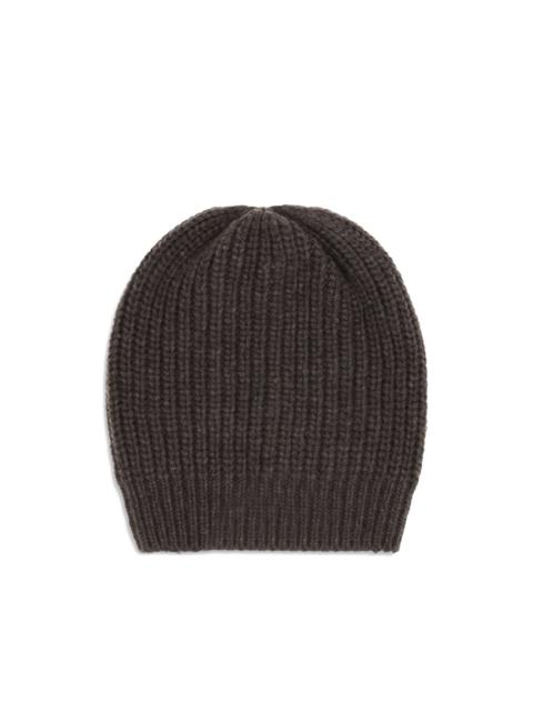 Brunello Cucinelli ribbed sequin-embellished beannie hat