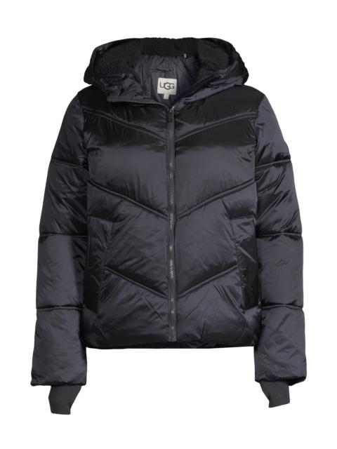 UGG Women's Ronney Hooded Puffer Jacket - Tar