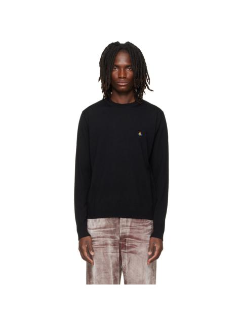 Vivienne Westwood Black Alex Round Neck Sweater