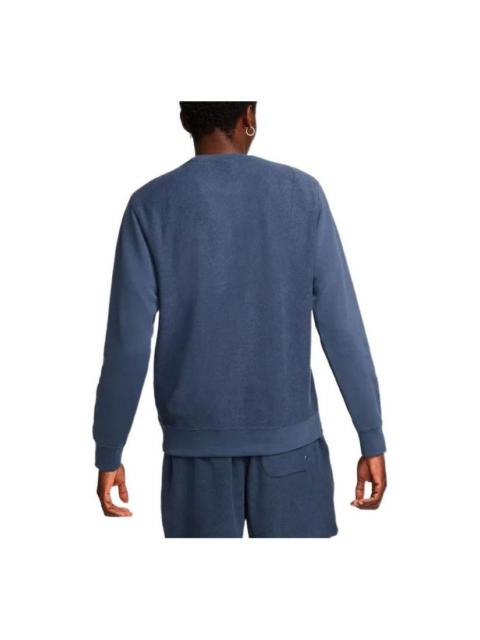 Nike Nike front towelling logo sweatshirt 'Navy blue' DQ4584-437