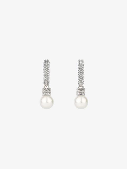 Givenchy PEARL EARRINGS IN METAL WITH CRYSTALS