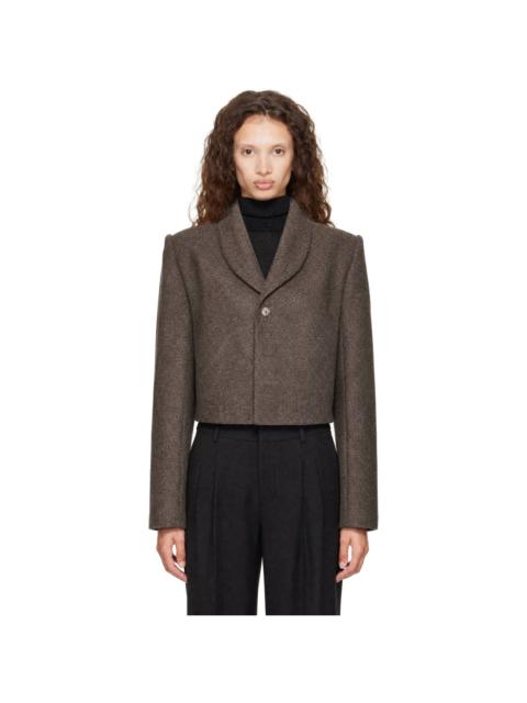 LAUREN MANOOGIAN Brown Lano Blazer