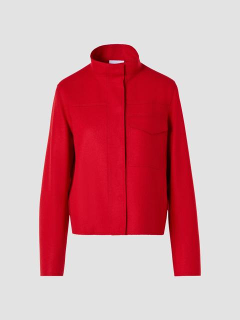 AKRIS Women's Taglio Vivo Felted Wool Blend Jacket - Rusty Red