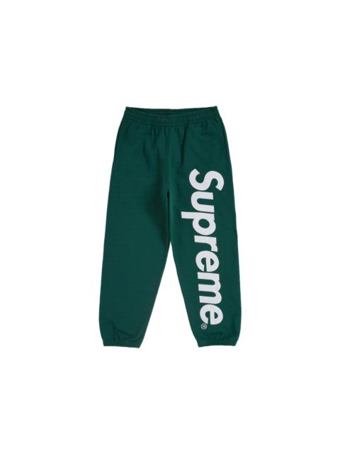 Supreme Supreme Satin Applique Sweatpant FW24 Dark Green