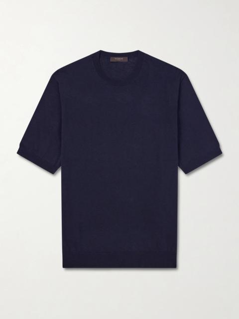 SLOWEAR Cotton and Silk-Blend T-Shirt
