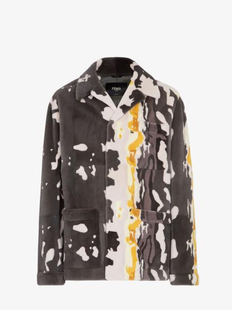 FENDI Multicolor mink jacket