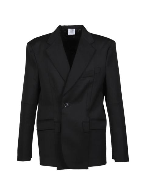 VETEMENTS single-breasted blazer