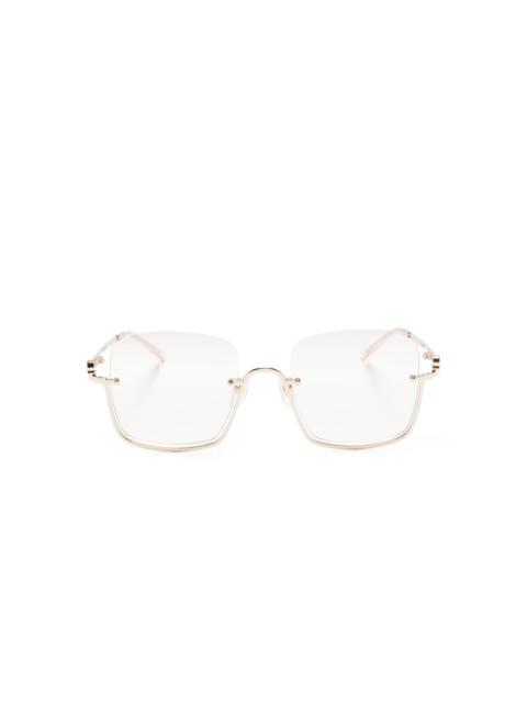 oversized square frame sunglasses