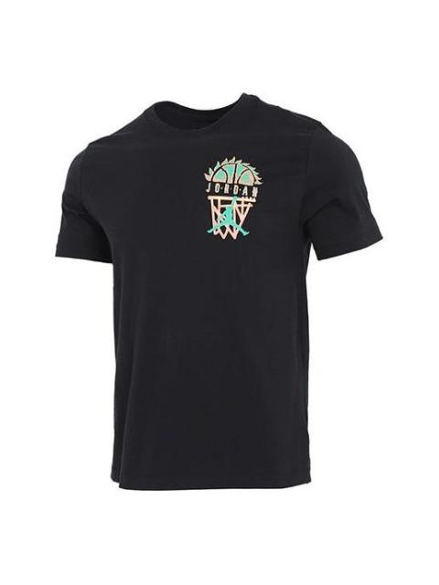 Jordan Air Jordan MENS DNA Casual Sports Knit Crew-neck Short Sleeve Black CZ8060-010