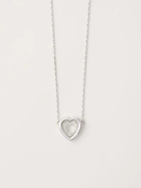 Ambush HEART STONE CHARM NECKLACE