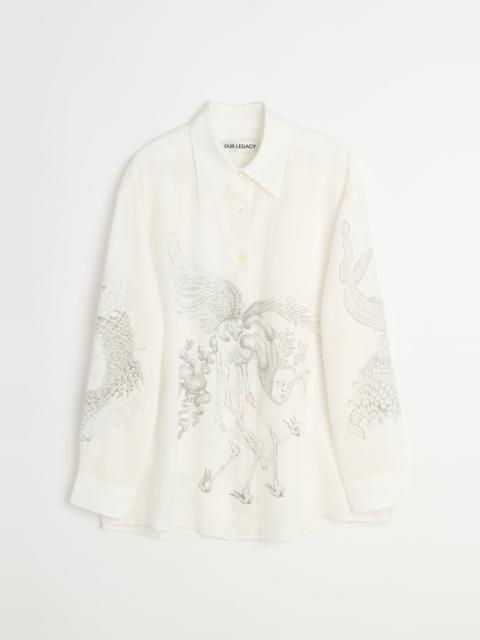 Our Legacy Favourite Shirt Pointillism Allegory Print