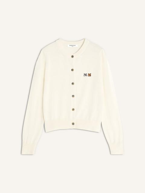 Maison Kitsuné DOUBLE FOX HEAD MERINO CARDIGAN