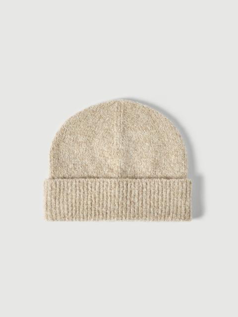 Brunello Cucinelli Virgin wool, silk and cashmere ribbed beanie