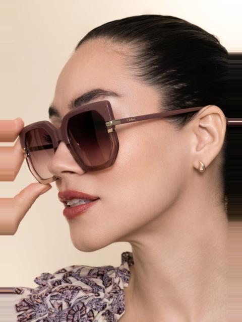 Chloé Iconic Butterfly Frame Sunglasses