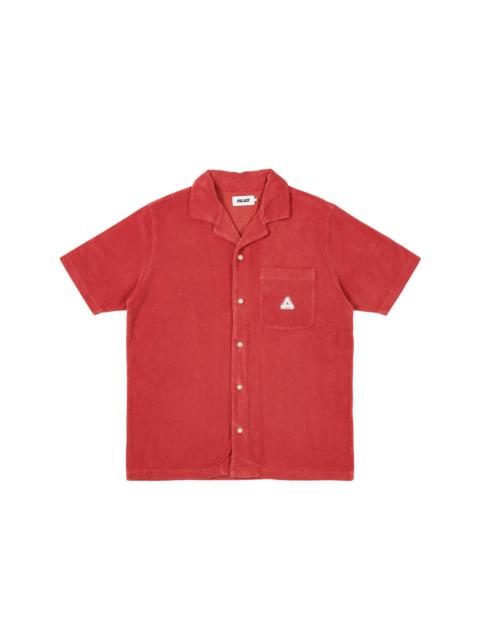 PALACE TOWELLING SHIRT RED