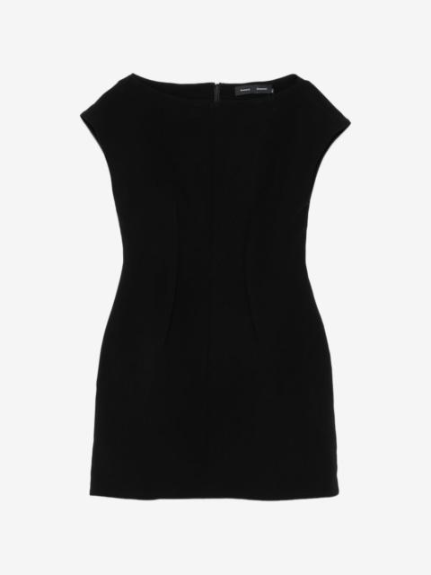 Proenza Schouler boat-neck cap-sleeve mini dress