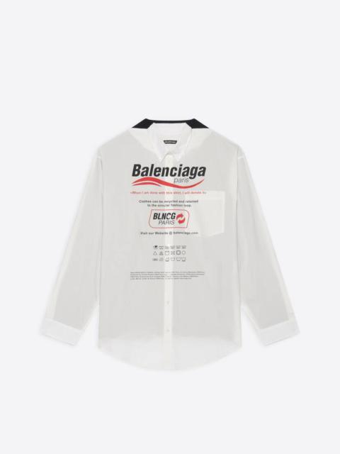 BALENCIAGA Dry Cleaning Shirt in White