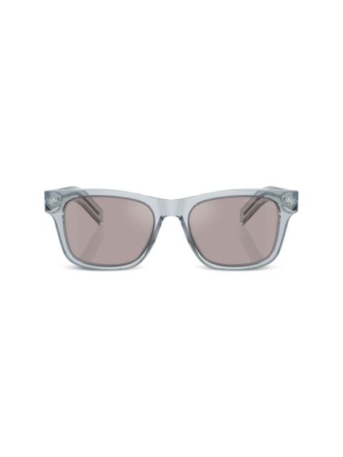 Prada logo-engraved square-frame sunglasses