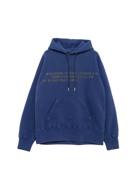 Bill Cunningham Graphic Print Hoodie