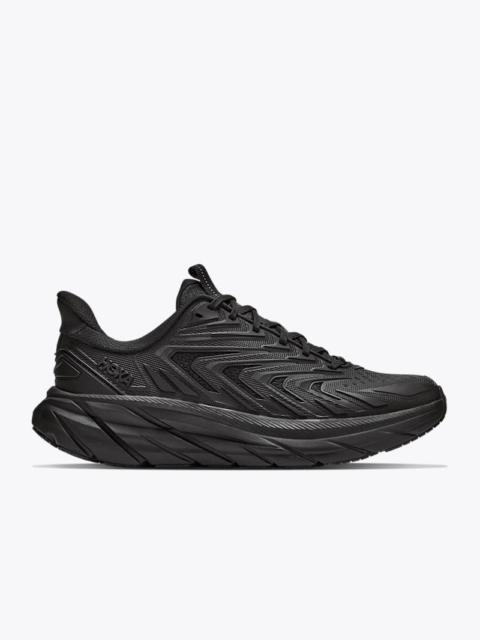 HOKA Women's Clifton UTL Shoes in Black/Black