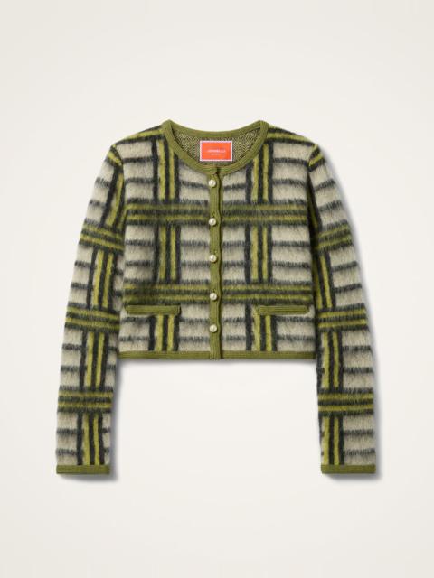 La DoubleJ Check Cardigan